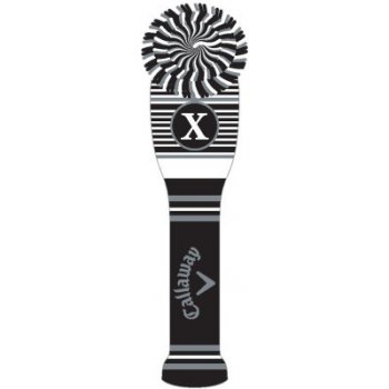 Callaway Pom Pom hybrid Headcover Black/White/Grey