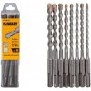 DeWALT Súprava SDS-Plus vrtákov, dĺžka 160 mm (8 ks) DT60300