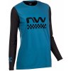 Dámský dres Northwave Edge Woman Jrs Long Sleeve Blue/Black * Velikost (Top): S