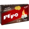PE-PO podpaľovač pevný - 40 podpalov (krabička)