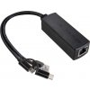 Uctronics Gigabitový rozdeľovač Micro USB/USB C PoE