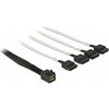 Delock 83392 Kabel Mini SAS HD SFF-8643 > 4 x SATA 0,5 m
