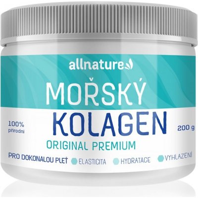 Allnature Morský kolagén Original Premium prášok na prípravu nápoja pre perfektnú pleť 200 g