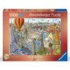 Puzzle Cesta kolem světa za 80 dní 1000 dílků ()