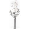 Vetvička MagicHome Vianoce, MoneyPlant.White, biela, 56x107 cm