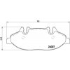 Sada brzdových platničiek kotúčovej brzdy BREMBO P 50 050