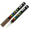 Popisovač M&G Acrylic Marker 2 mm akrylový, Brown S421