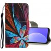 Peňaženkové kožené puzdro na Xiaomi Redmi Note 10 5G - Colorful Flowers