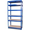 N5K Saturn Kovový regál 6 políc 196 x 90 x 60 cm 275 kg modrý