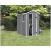 Plastový záhradný domček Keter Manor 4x6 118x184 cm svetlosivý