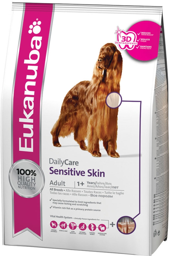 Eukanuba Daily Care Sensitive Skin 2 x 12 kg