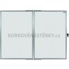 Magnetická tabuľa DUO KB/KB 90 x 120 cm - DUO KB + KB 090/120
