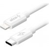 AlzaPower APW-CBMFI9411W Core USB-C to Lightning MFi, 1m, bílý