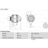 BOSCH Alternátor 0986043981
