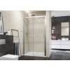 Aquatek DYNAMIC B2 Sprchové dvere do niky 125x195cm, PRAVÉ, posuvné dv., chróm, sklo číre AQ DYNAMICB2SAT12562P
