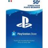 PlayStation predplatená karta 50 € FR