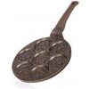 Pánev Banquet na 7 lívanců s nepřílnavým povrchem Granite Brown Smile 26 cm