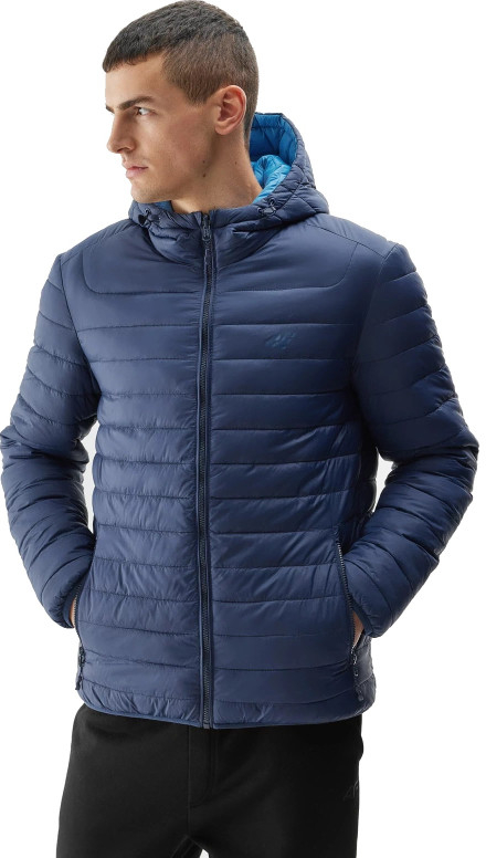 4F-DOWN JACKET-AW23TDJAM242-31S-NAVY Modrá