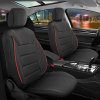Autoron Autopoťahy pre Isuzu D-MAX (II) 2012-2019 PALERMO_Čierno-červené 1+1