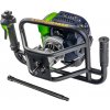 Wubertools.pl Wuber W74324, Zemný vrták 2 hp s nástavcom 50 cm | motor 51,7 cm³, 9000 ot/min, 1,5 l paliva