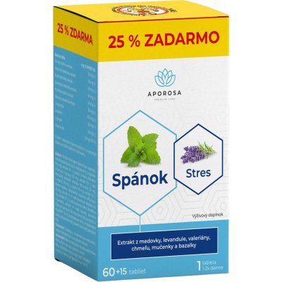 Aporosa Spánek-Stres 60+15 tabliet