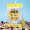 Sviečka želania Astron - hranol 11 cm, Žltá