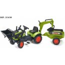 Šlapadlo FALK Šliapací traktor 2040N Claas Arion 410 s nakladačom rýpadlom a vlečkou