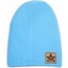 Baby Nellys Hand Made Jarná/jesenná bavlnená čiapka - dvojvrstvová, sv. modrá, vel. 110 Baby Nellys