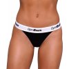 Dámske nohavičky GymBeam Thongs 3Pack Black XS
