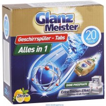 Glanz Meister tablety do umývačky riadu 20 ks