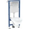 Geberit Duofix Basic súprava konštrukcia s misou, sedadlom a tlačidlom 118.341.21.3