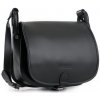 VOOC Kožená crossbody kabelka Vintage P27 138 - Čierna 138