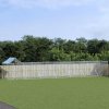 vidaXL Vonkajší koterec pre psov so strechou strieborný 14x2x2,5m oceľ 3190469