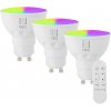 IMMAX NEO LITE SMART sada 3x žárovka LED GU10 6W RGB+CCT, stmívatelná, Beacon, DO, Wi-Fi, TUYA