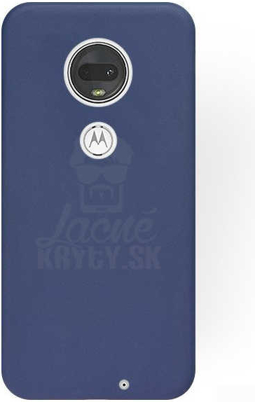 Púzdro Soft Matt Motorola Moto G7 / Moto G7 Plus modré