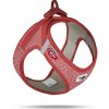 CURLI Postroj pre psov so sponou Merino vlna Red 3XS, 1,5-3 kg