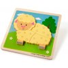 Bigjigs Toys Vkladacie puzzle Ovečka