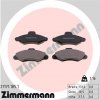 ZIMMERMANN Sada brzdových platničiek kotúčovej brzdy 21171.185.1