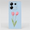 4NewCase - Kryt pre POCO - Poco X6 5G - SILIKÓN - Pink Tulips - 1011350500112