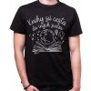 Fajntričko Vin Tričko - Knihy sú cesta do iných svetov, Farba čierna, Strih/ Variant Pánsky/UNISEX