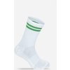 Mr. Socks Ponožky Basic L 05004, tenisové COT885004e51zp-white/kelly Bílá/zelená kelly 32-36