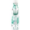 Termo fľaša z nerezovej ocele COOL BOTTLES Xclusive! Trojvrstvová fľaša Watercolor Cactus 500ml