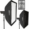 Softbox 60x90 cm s gridom, upevnenie Bowens