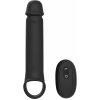 Dream Toys Ramrod Vibrating Extender with Remote Black