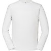Fruit of the Loom Tričko Iconic 195 LSL, dlouhý rukáv, pánské COT16136000114-white Bílá 4XL