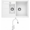 Blanco METRA 6 S Compact biely s excentrom 513468 + Blanco MIDA-S biela 521457