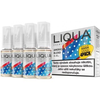 Ritchy Liqua Elements 4Pack American Blend 4 x 10 ml 3 mg