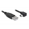 Delock kábel USB 2.0 A-samec > USB mini-B 5-pin samec pravoůhlý, 0,5m