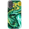 Picasee silikónový prehľadný obal pre Apple iPhone 17 - Green Gold