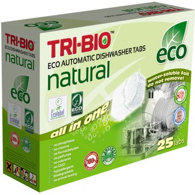 Tri-Bio tablety do umývačky All in One 25 ks